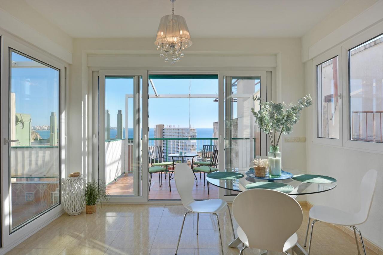 Playa Postiguet Penthouse Apartment Alicante Bagian luar foto