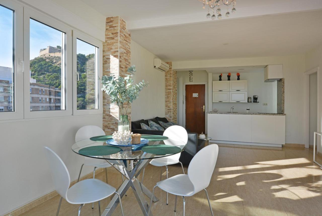 Playa Postiguet Penthouse Apartment Alicante Bagian luar foto